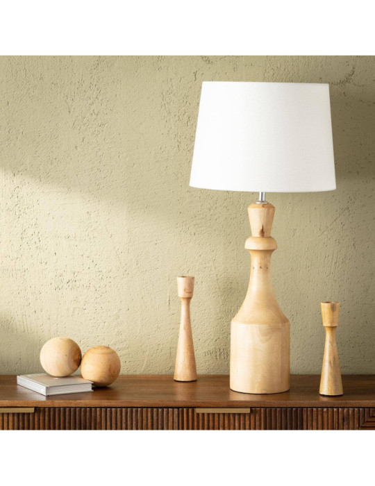 Lampe à Poser en bois Marala ILUZZIA