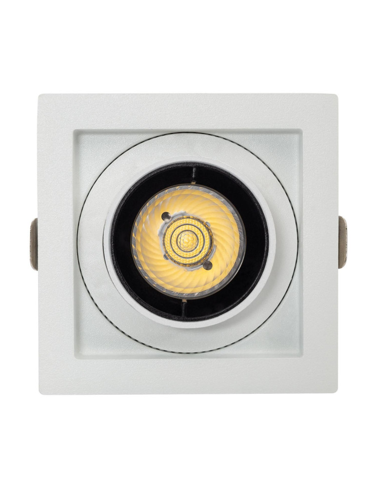 Spot Downlight LED 12W Carrée Amovible LIFUD Coupe 80x80 mm