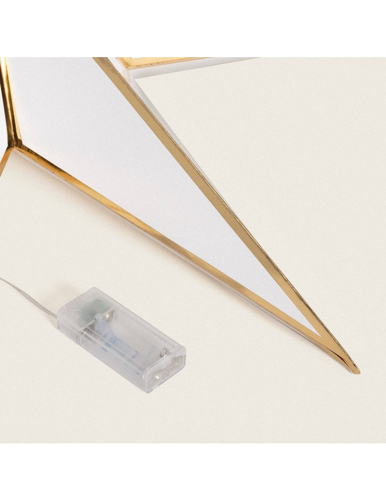 Étoile LED Carton à Pile Rigel