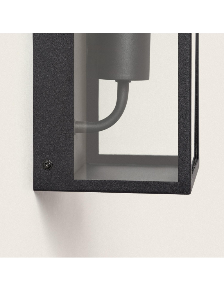 Applique Murale Extérieure Métal et Verre Zeila