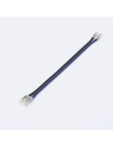 Connecteur Double avec Câble pour Ruban LED IC Digital SPI 24V DC COB Largeur 10mm