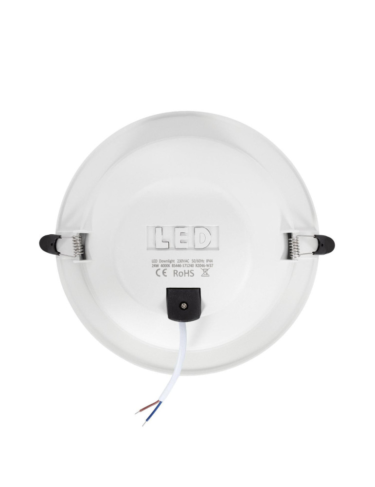 Downlight LED 24W Rond LUX CRI90 Coupe Ø 200 mm IP44