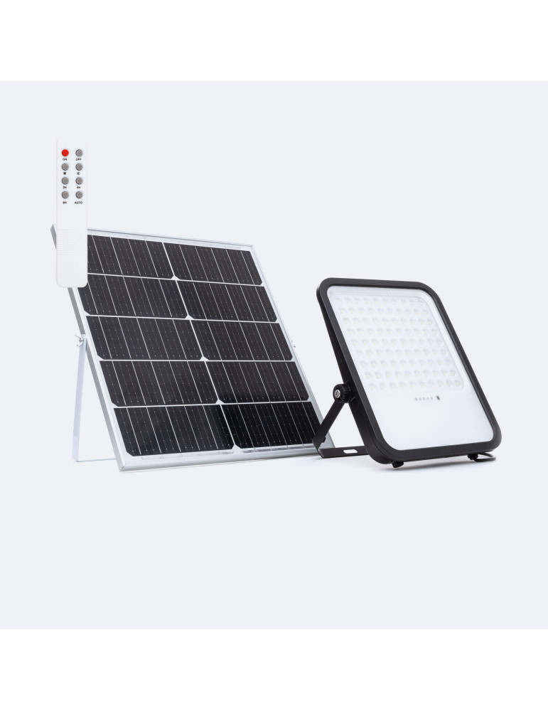 Projecteur Solaire Extérieur LED Nurda 30W 3200 lm IP65 avec Télécommande