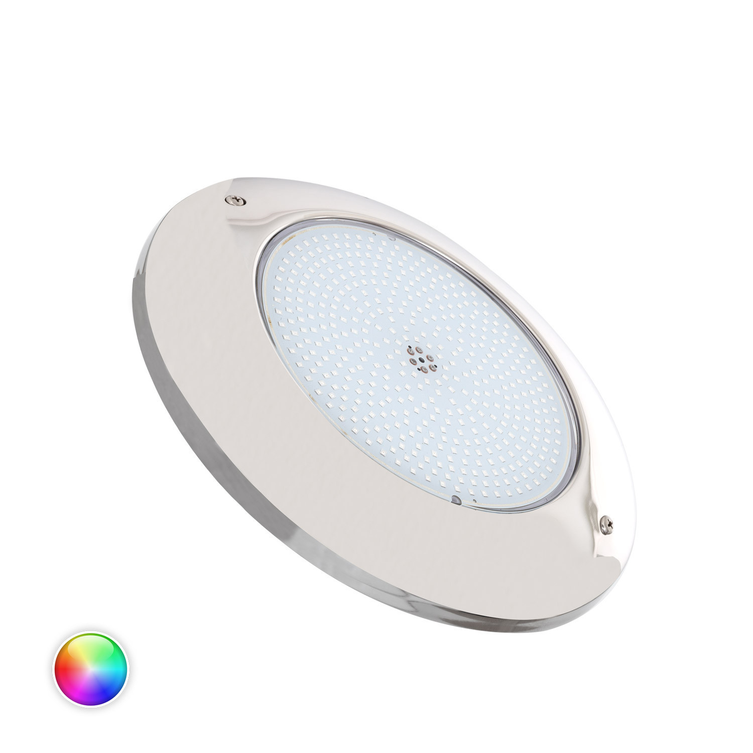 Spot LED Piscine en Saillie Inox RGB Submersible 12V AC IP68 35W  RGB