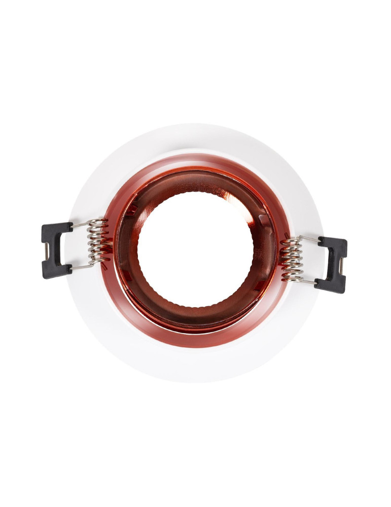 Collerette Downlight Ronde Orientable pour Ampoule LED GU10/GU5.3 Coupe Ø 80mm