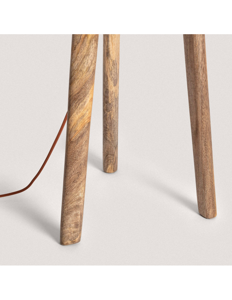 Lampadaire en bois Kumar ILUZZIA