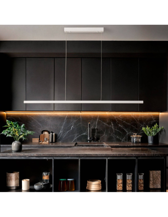 Suspension Linéaire LED 30W Aluminium CCT Denzel