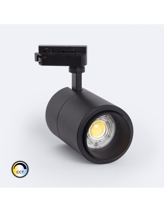 Spot LED sur Rail Monophasé 30W Dimmable CCT Pulyx Multi-angle 15-60º Spot LED sur Rail Monophasé 30W Dimmable CCT Pulyx Multi-angle 15-60º