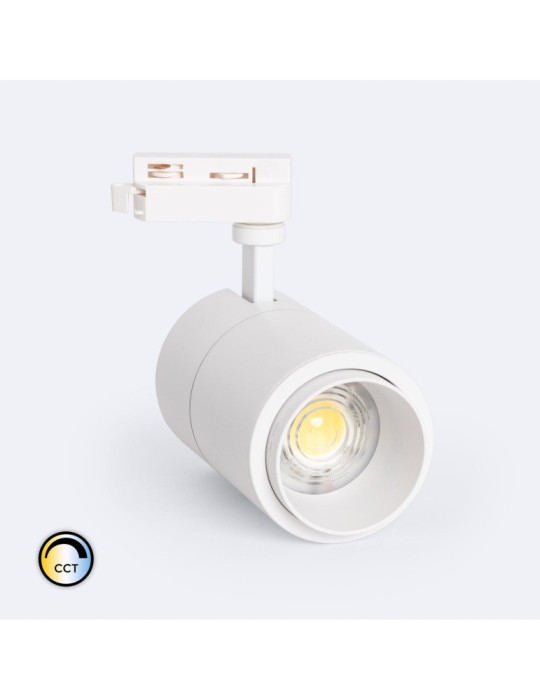 Spot LED sur Rail Monophasé 30W Dimmable CCT Pulyx Multi-angle 15-60º