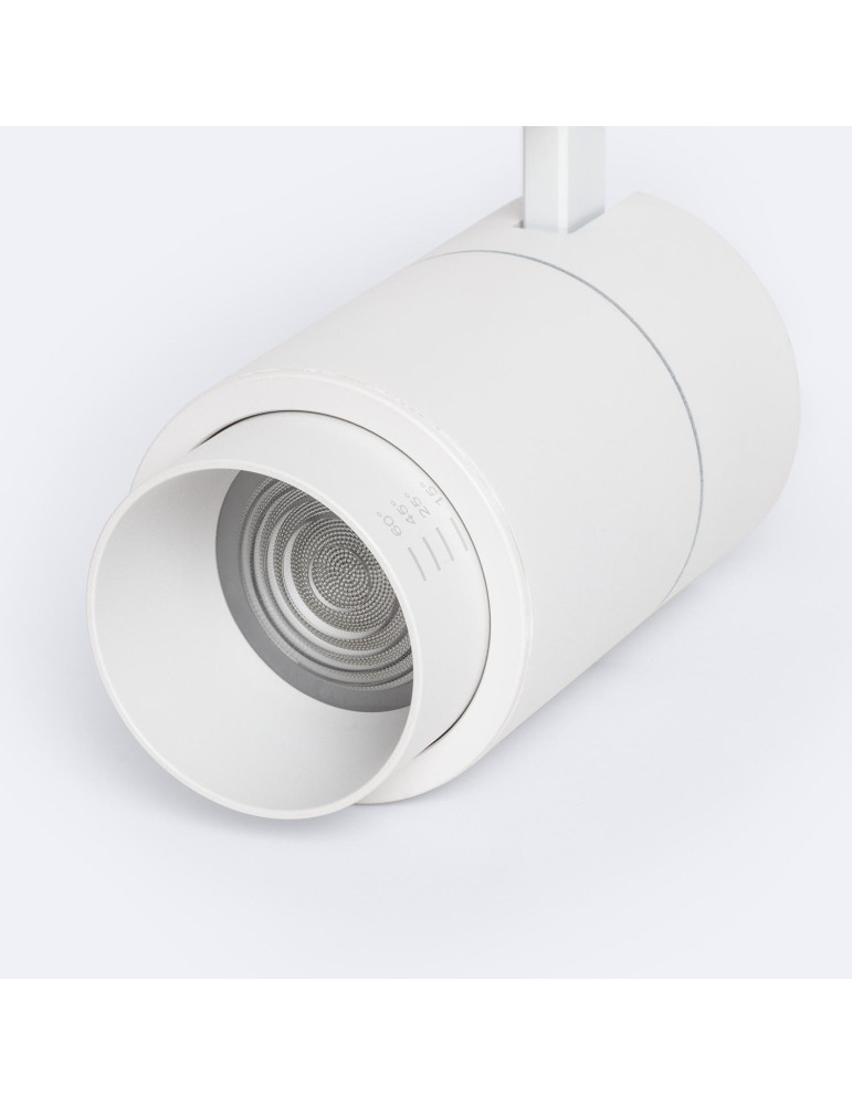 Spot LED sur Rail Monophasé 30W Dimmable CCT Pulyx Multi-angle 15-60º