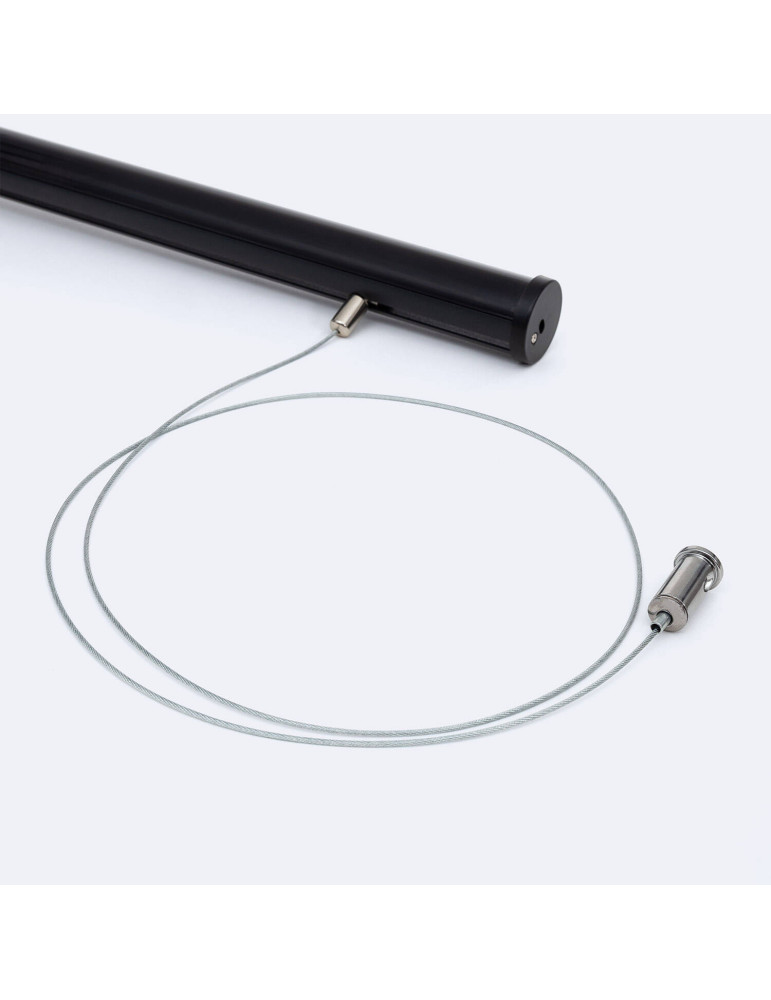 Profilé Aluminium Rond de 2m pour Ruban LED jusqu'à 16 mm