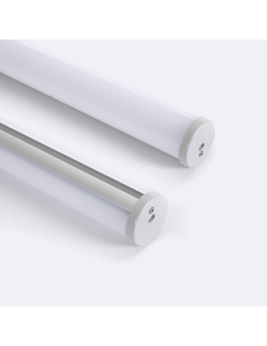 Profilé Aluminium Rond de 2m pour Ruban LED jusqu'à 16 mm