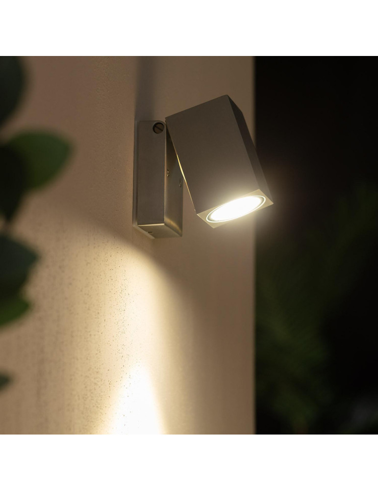 Applique Murale Extérieure Aluminium Carrée Onuba