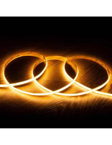 Ruban LED COB 24V DC 320 LED/m 5m IP20 CRI90 Largeur 8mm Coupe 5 cm