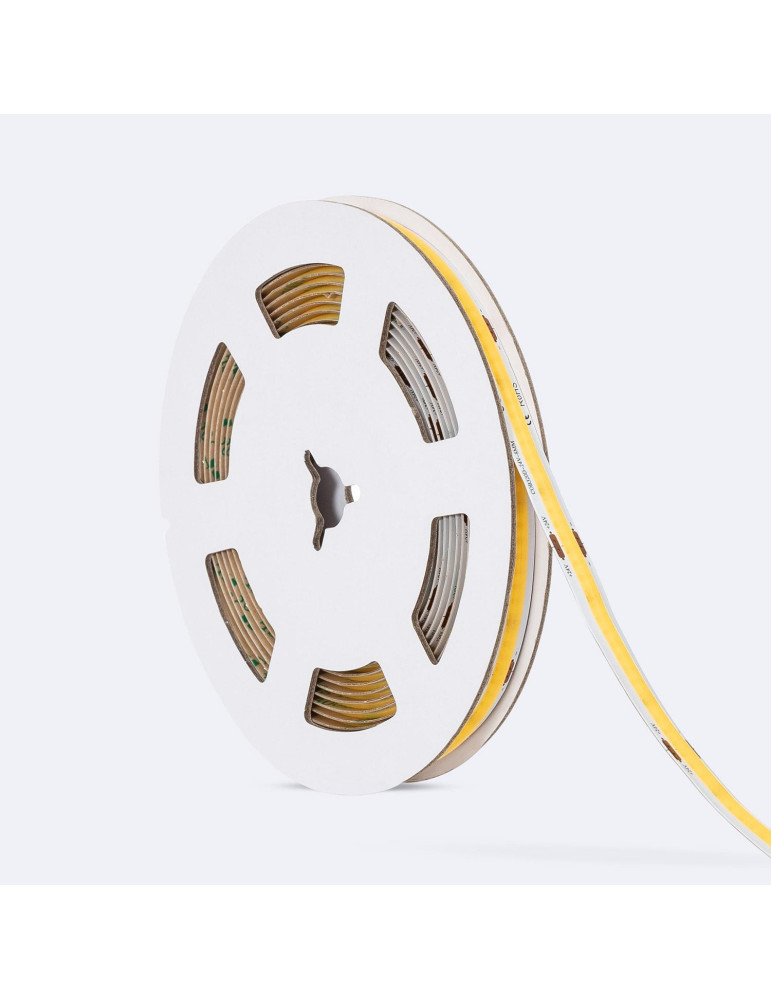 Ruban LED COB 24V DC 320 LED/m 5m IP20 CRI90 Largeur 8mm Coupe 5 cm