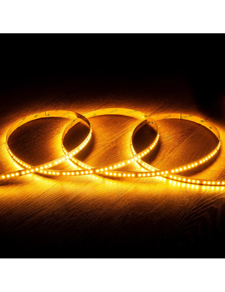 Ruban LED 48V DC SMD2835 140LED/m IP20 30m Ancho 10mm Coupe tous les 5cm Longue distance