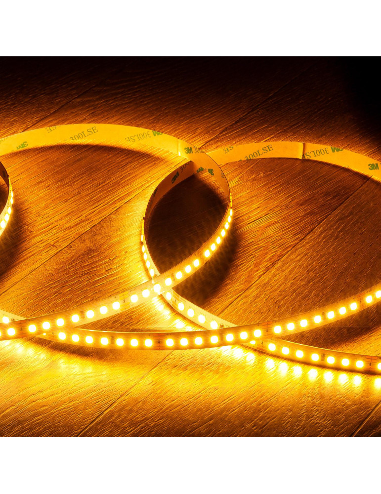 Ruban LED 48V DC SMD2835 140LED/m IP20 30m Ancho 10mm Coupe tous les 5cm Longue distance