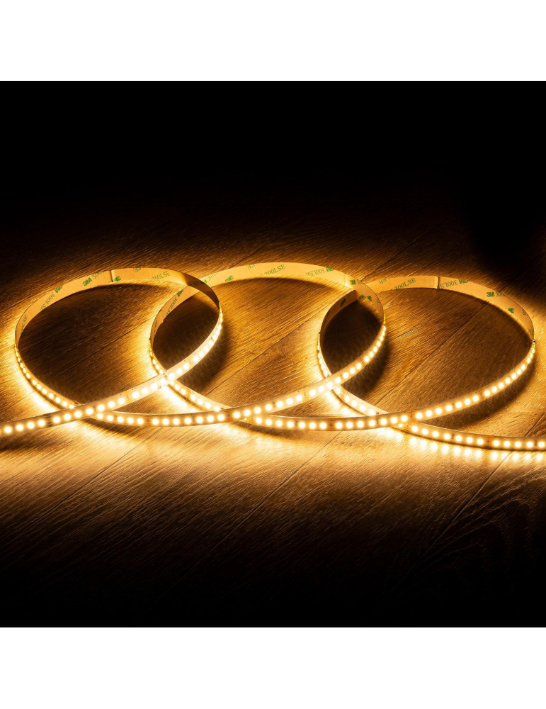 Ruban LED 48V DC SMD2835 140LED/m IP20 30m Ancho 10mm Coupe tous les 5cm Longue distance
