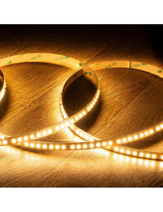 Ruban LED 48V DC SMD2835 140LED/m IP20 30m Ancho 10mm Coupe tous les 5cm Longue distance