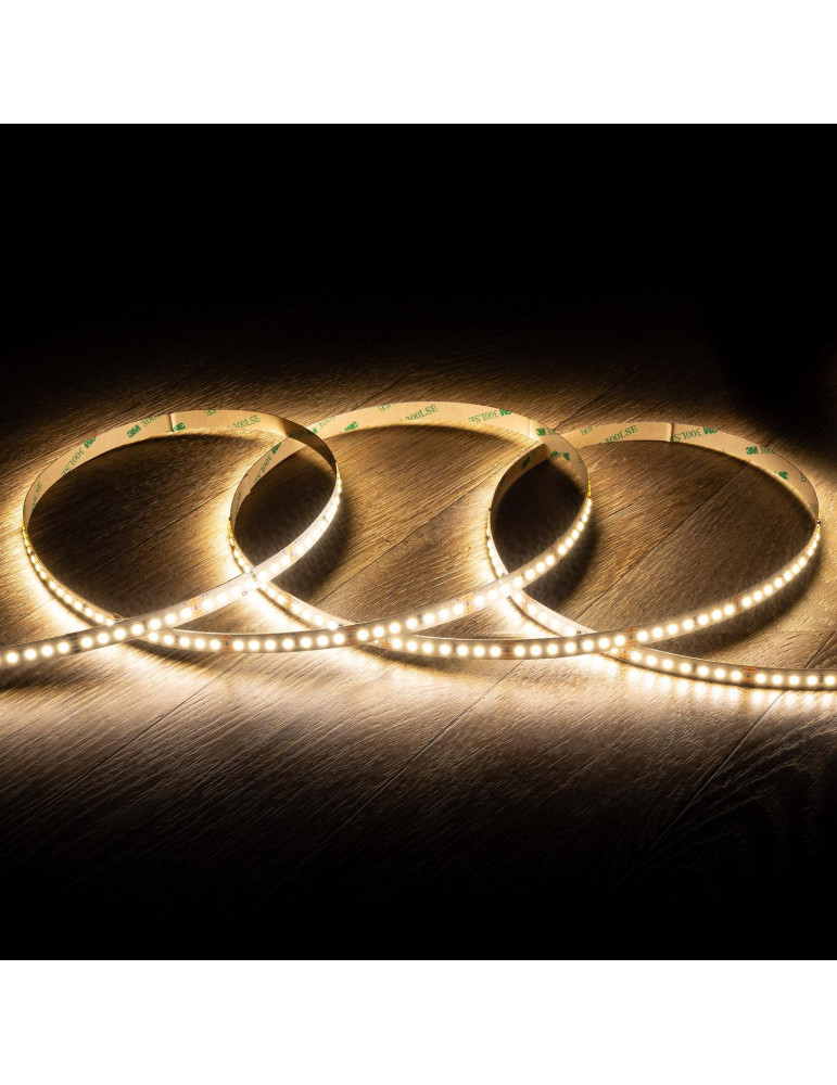 Ruban LED 48V DC SMD2835 140LED/m IP20 30m Ancho 10mm Coupe tous les 5cm Longue distance