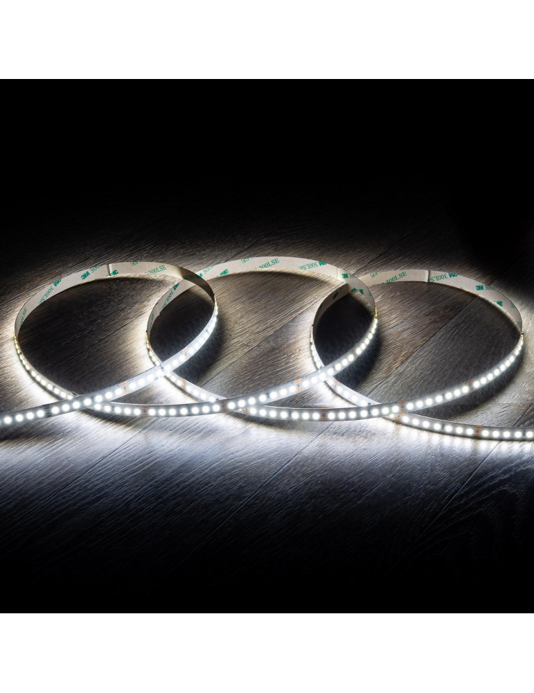 Ruban LED 48V DC SMD2835 140LED/m IP20 30m Ancho 10mm Coupe tous les 5cm Longue distance
