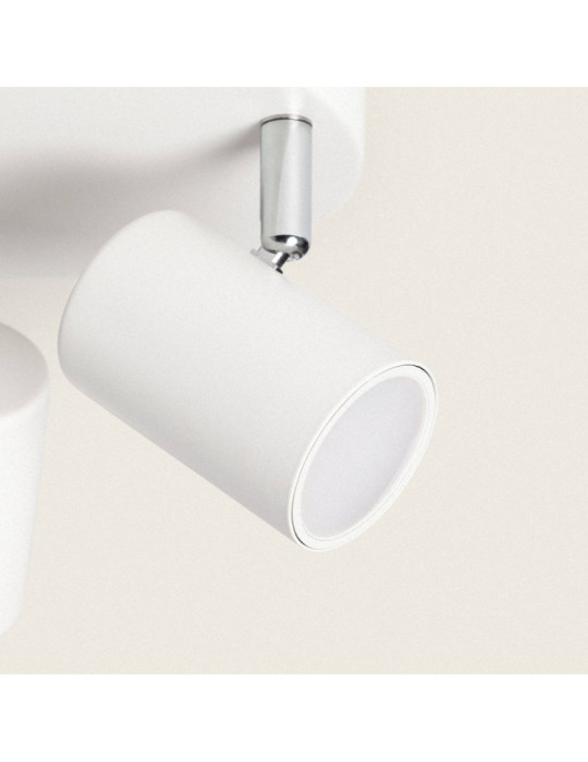 Plafonnier Rond Orientable Métal 3 Spots Wuedy