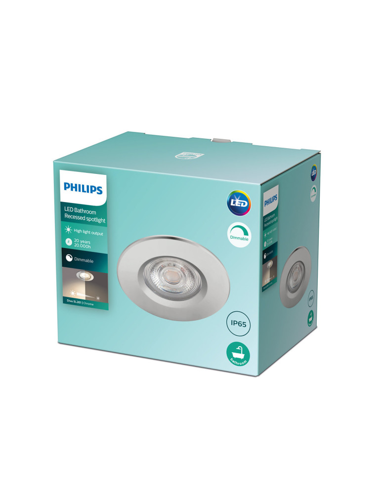 Foco Downlight LED Regulable 5W PHILIPS Dive Corte Ø 70 mm