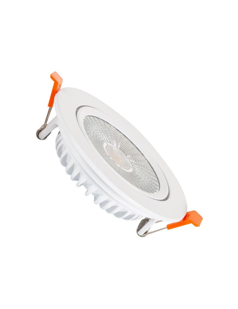 Spot LED Downlight Superslim COB LIFUD Rond Orientable 15W Blanc CRI90 Expert Color No Flicker Coupe Ø 100mm