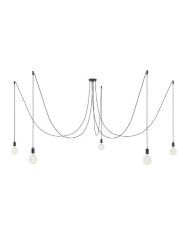 Suspension avec 5 Chutes Spider Creative-Cables SPMDCS01GO5RC04TERM