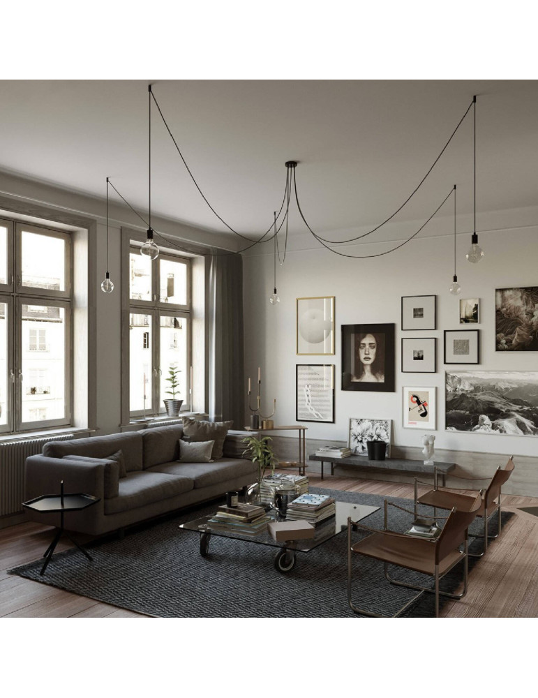 Suspension avec 5 Chutes Spider Creative-Cables SPMDCS01GO5RC04TERM