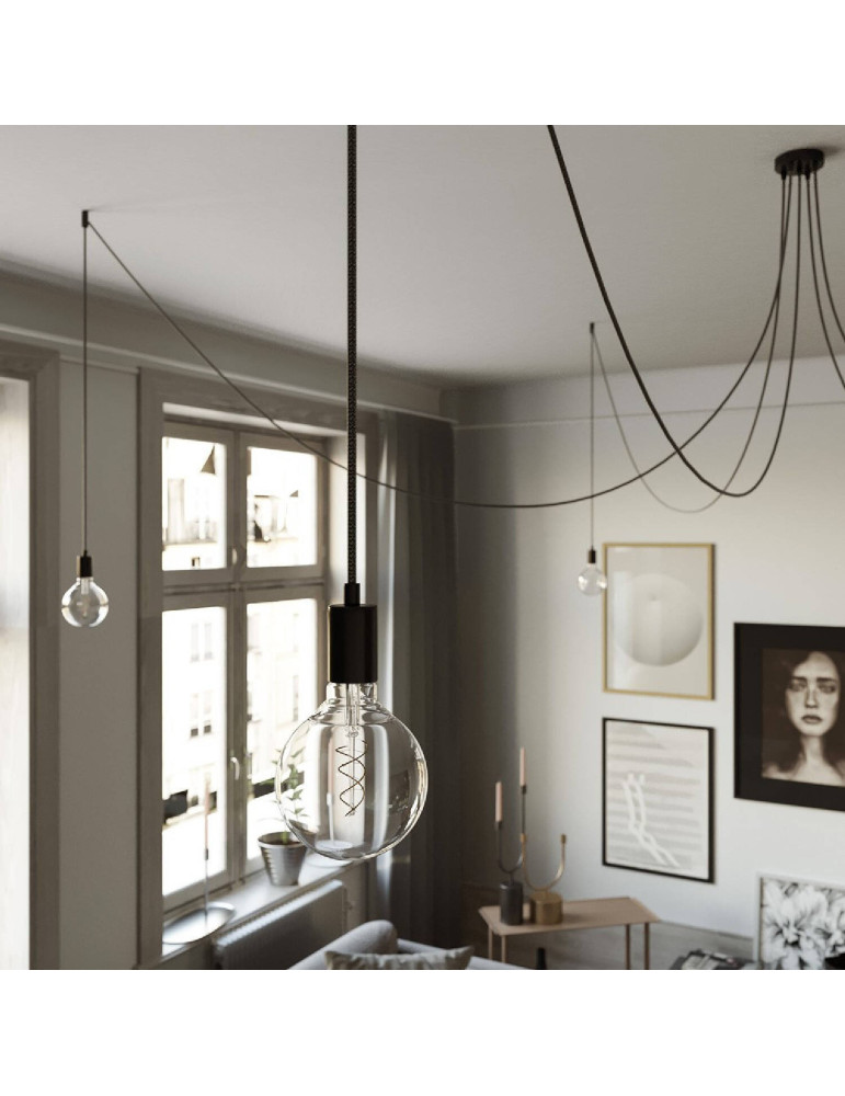 Suspension avec 5 Chutes Spider Creative-Cables SPMDCS01GO5RC04TERM