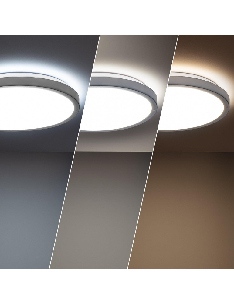 Plafonnier LED Rond 19W CCT Sélectionnable Faina Ø400 mm