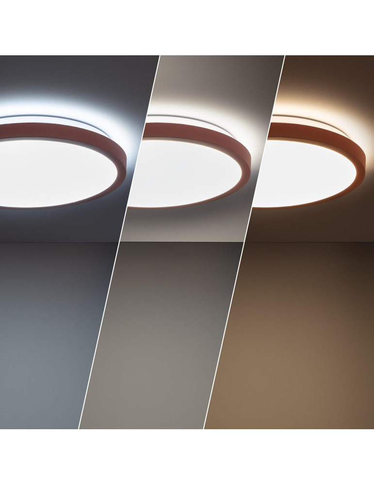 Plafonnier LED Rond 19W CCT Sélectionnable Faina Ø400 mm