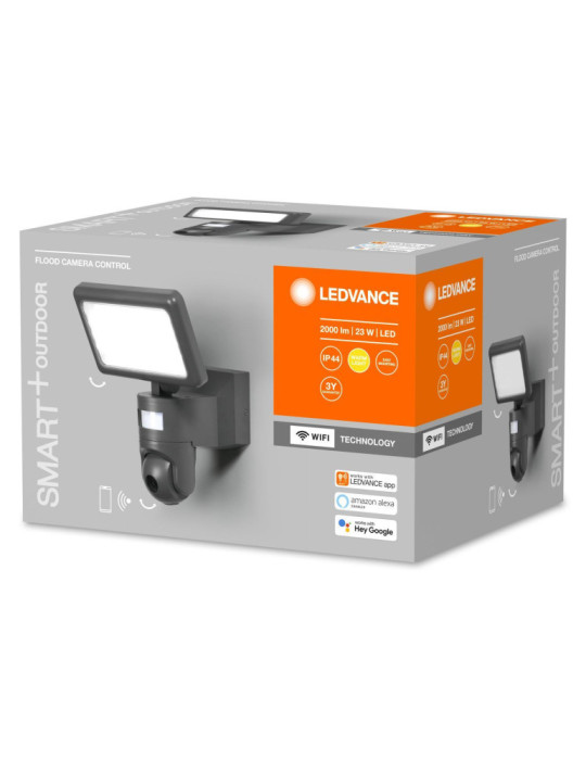 Projecteur LED PIR 23W 87lm/W avec Caméra et Détecteur Smart+ Wifi IP44 LEDVANCE 4058075564626