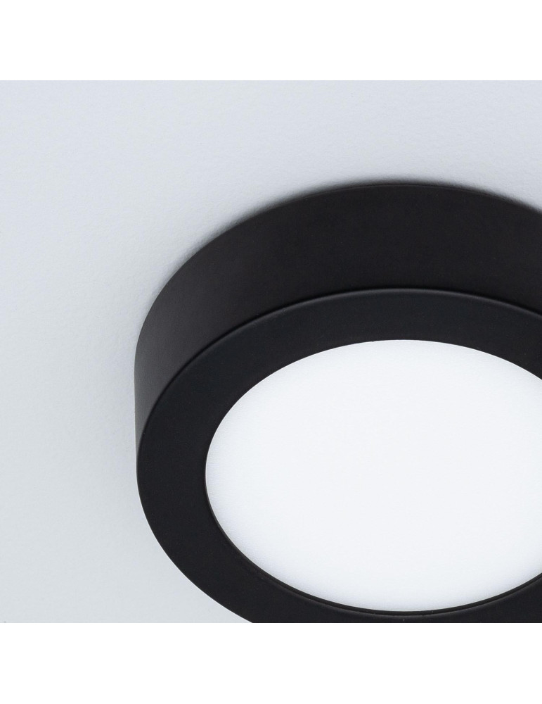 Plafonnier LED 6W Rond Aluminium Slim  Ø110 mm CCT Sélectionnable Galán SwitchDimm