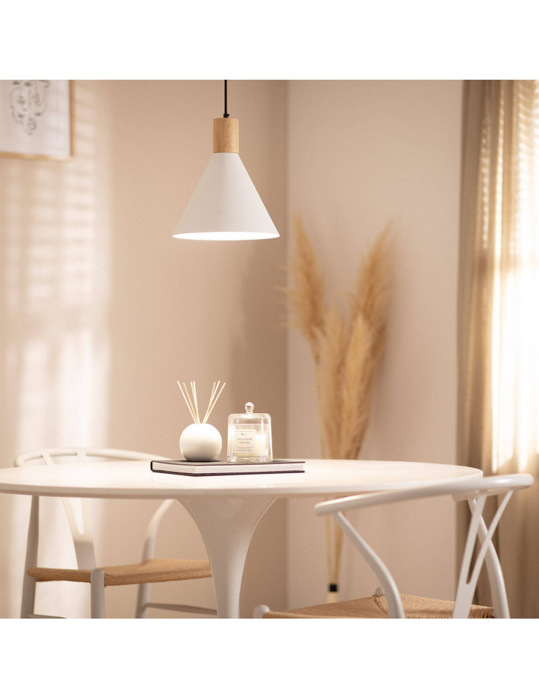 Suspension Métal et Bois Arbat