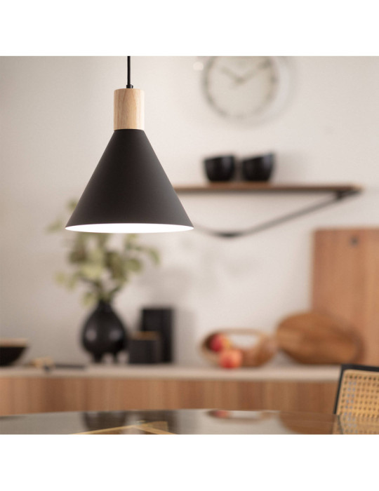 Suspension Métal et Bois Arbat