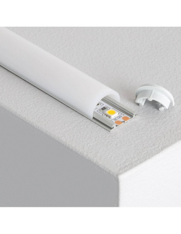 Profilé Aluminium Flexible 1m pour Rubans LED jusqu'à 12mm