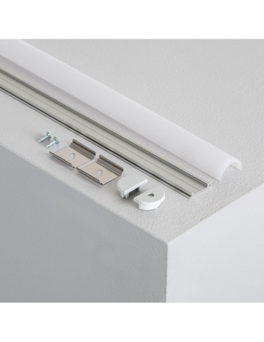 Profilé Aluminium Flexible 1m pour Rubans LED jusqu'à 12mm