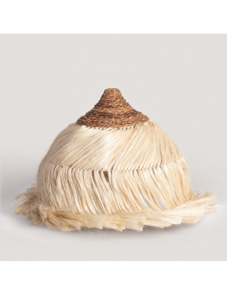 Abat-jour Suspension Rotin et Ramie Kempo Kulu ILUZZIA