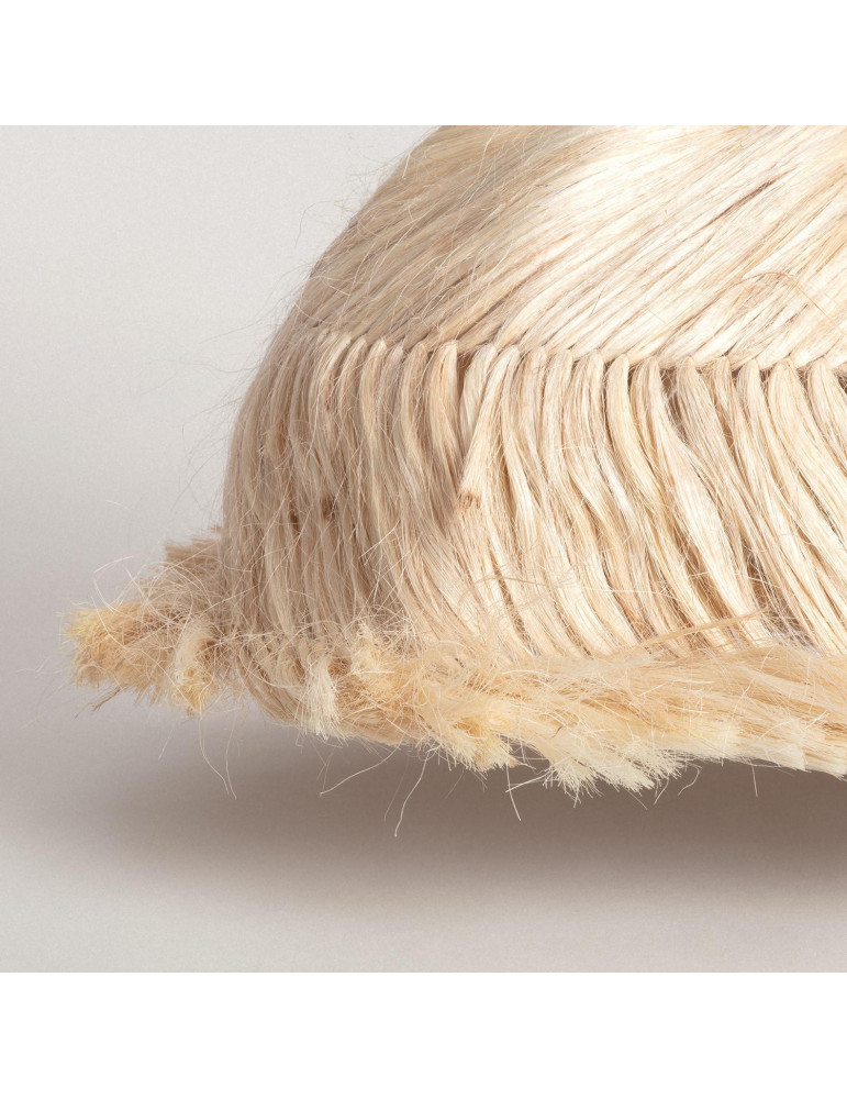 Abat-jour Suspension Rotin et Ramie Kempo Kulu ILUZZIA