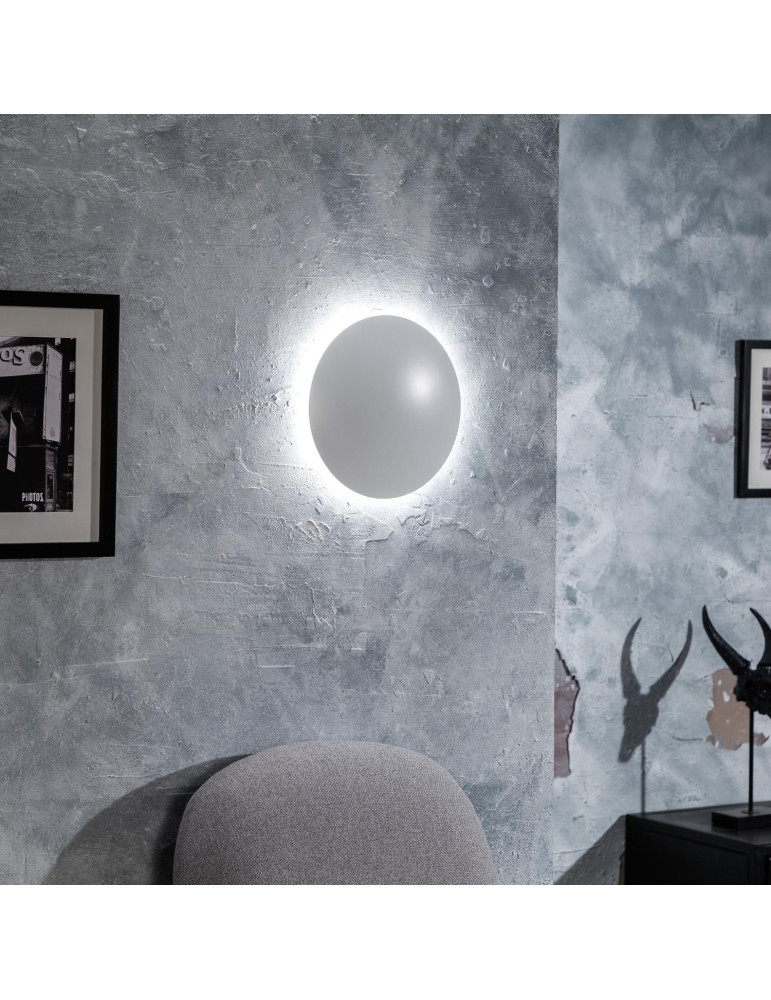 Applique Murale LED Aluminium Iris 18W Blanche