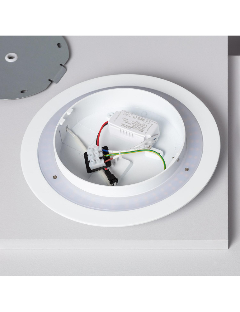 Applique Murale LED Aluminium Iris 18W Blanche