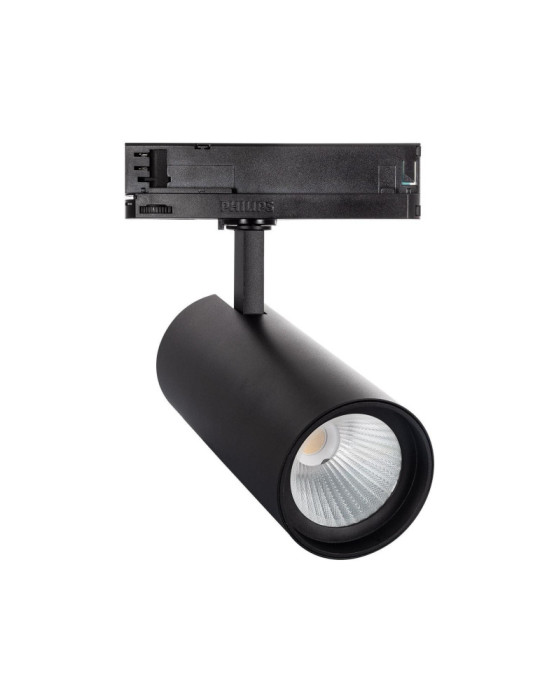 Spot LED sur Rail Triphasé 30W d'Angelo CCT PHILIPS Xitanium Noir