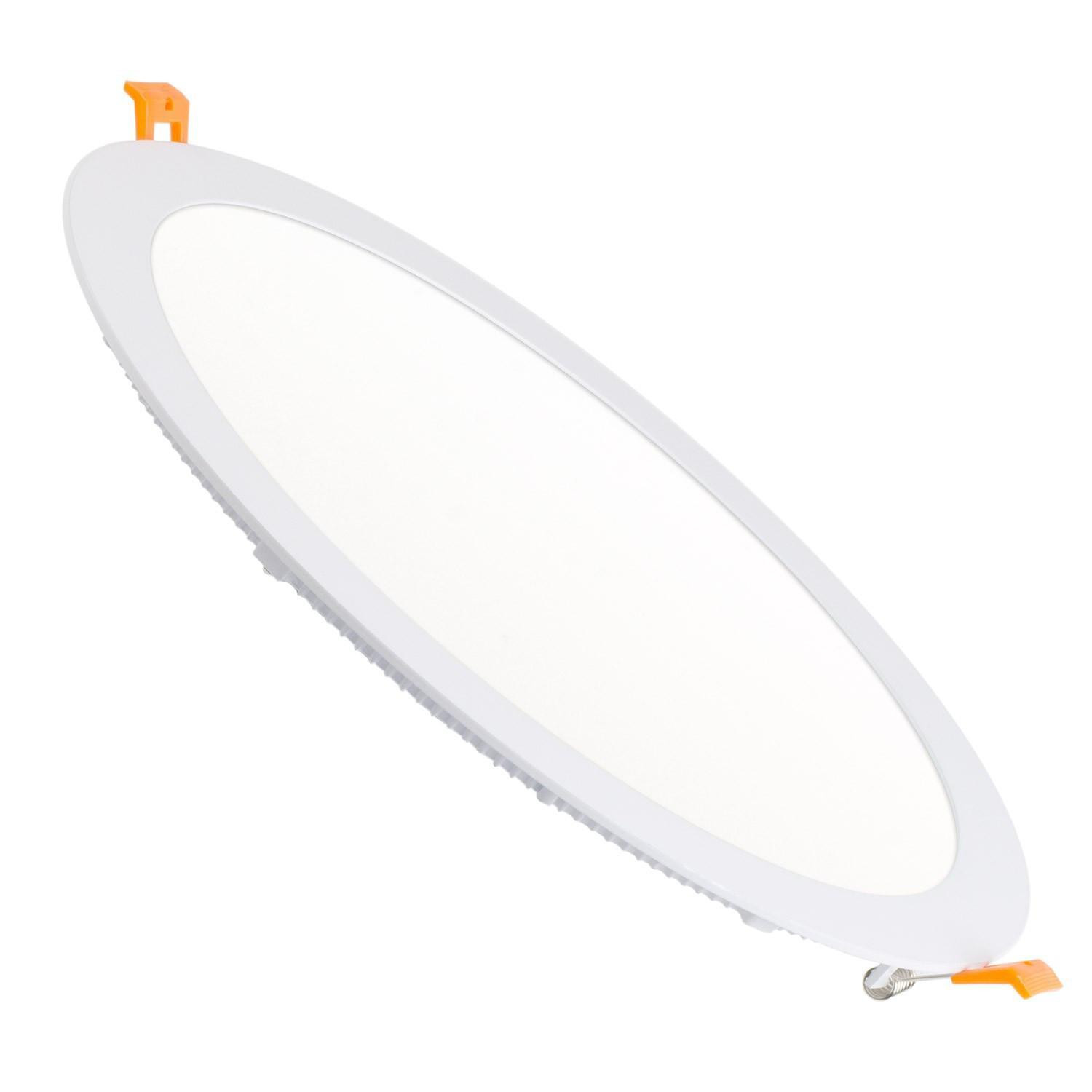Dalle LED 30W Ronde Extra-Plate Coupe Ø 283mm Blanc froid 5000K