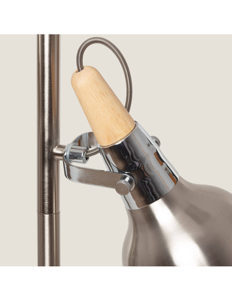 Lampadaire Emer Métal 3 Spots Argenté