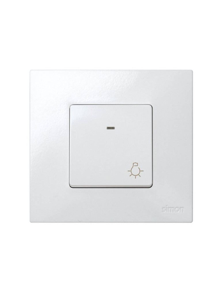 Bouton poussoir avec lumière gravée 10 A 250V Simon 27 Play 27161-65
