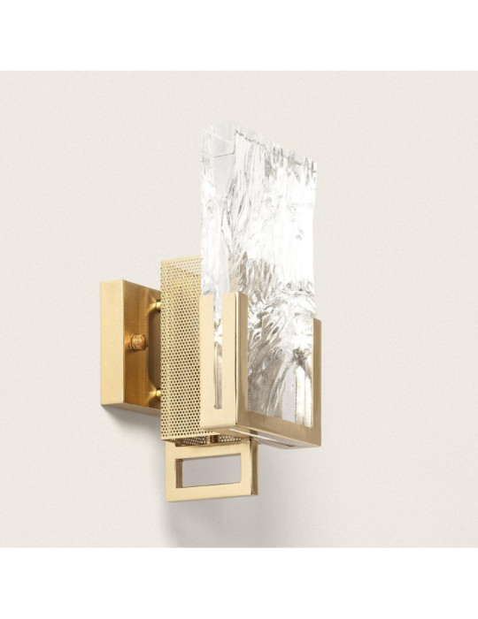 Applique Murale Métal et Verre Murtha