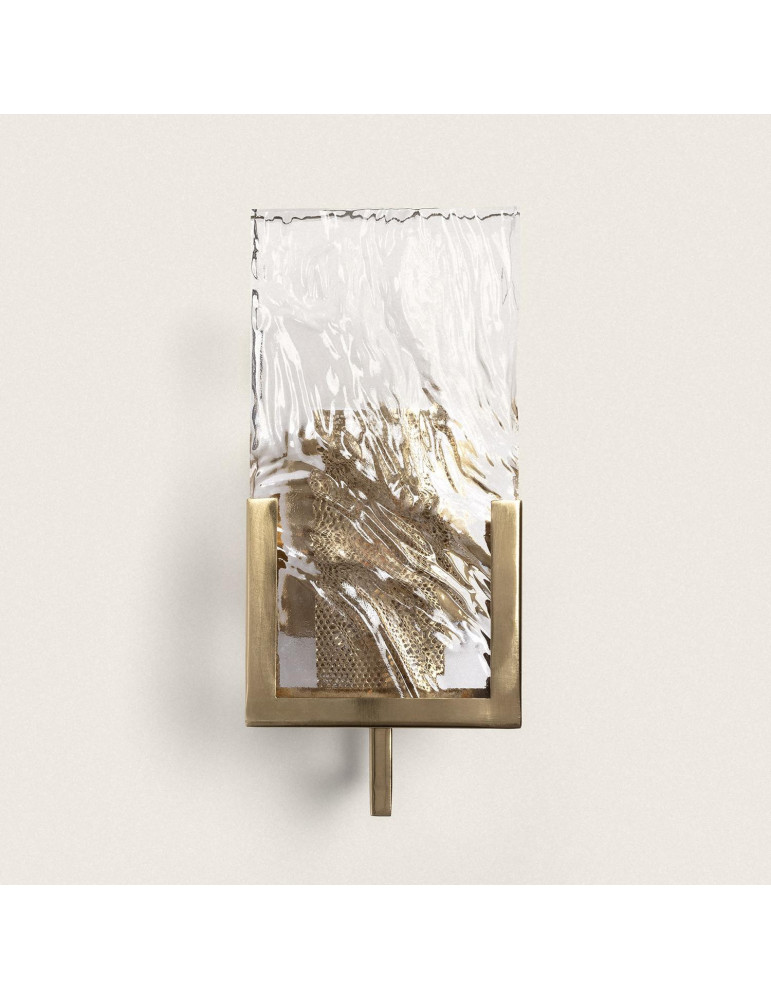 Applique Murale Métal et Verre Murtha