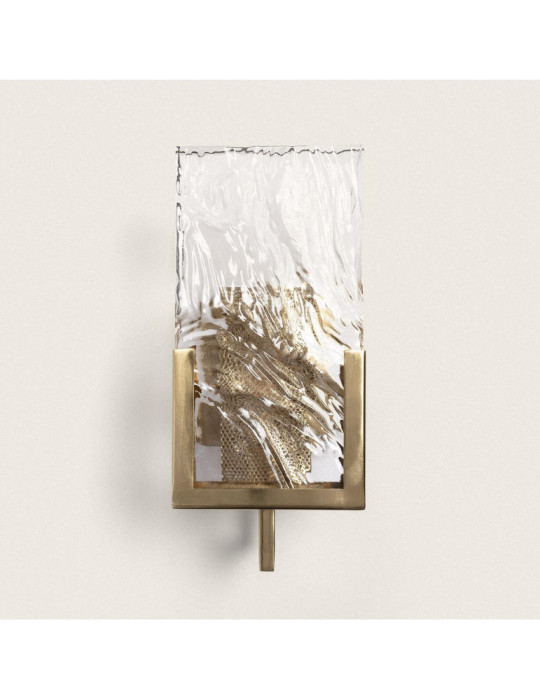 Applique Murale Métal et Verre Murtha